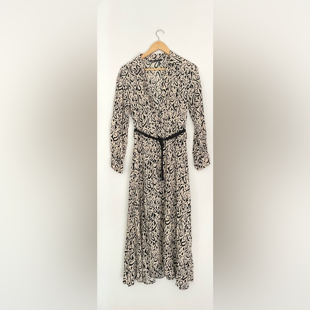 ZARA MIDI MAXI PRINTED SHIRT
DRESS Print l - Picture 4 of 12
